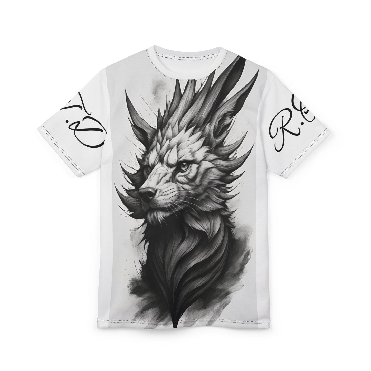 Hot Grey Wolf T-Shirt by RightTymDesignz