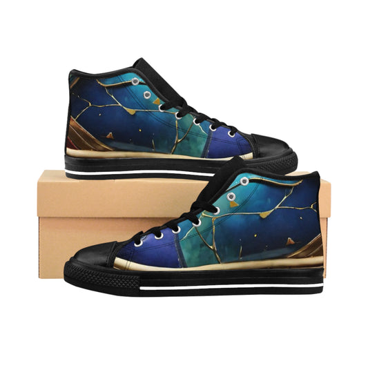 Stained Steppaz- High-Top Sneakers