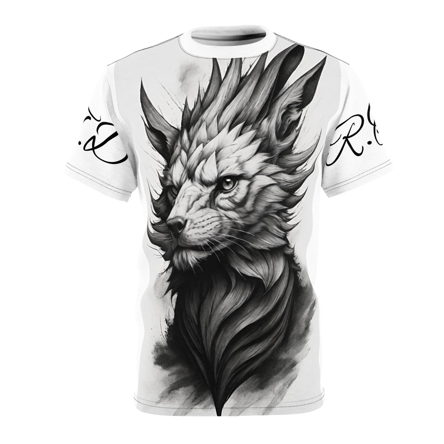 Hot Grey Wolf T-Shirt by RightTymDesignz