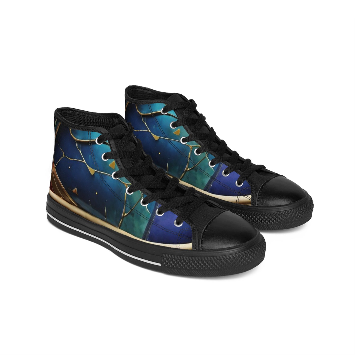 Stained Steppaz- High-Top Sneakers