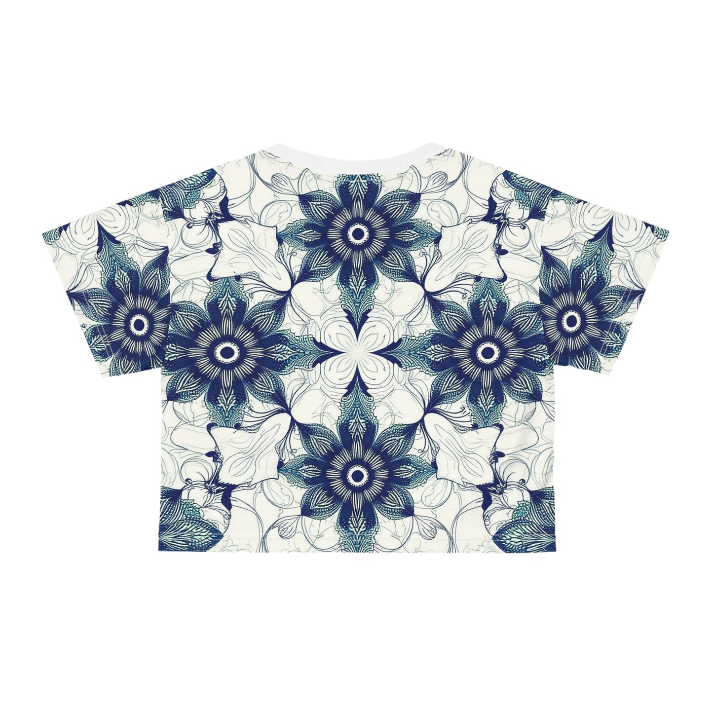 Inked Symmetry - Crop Tee