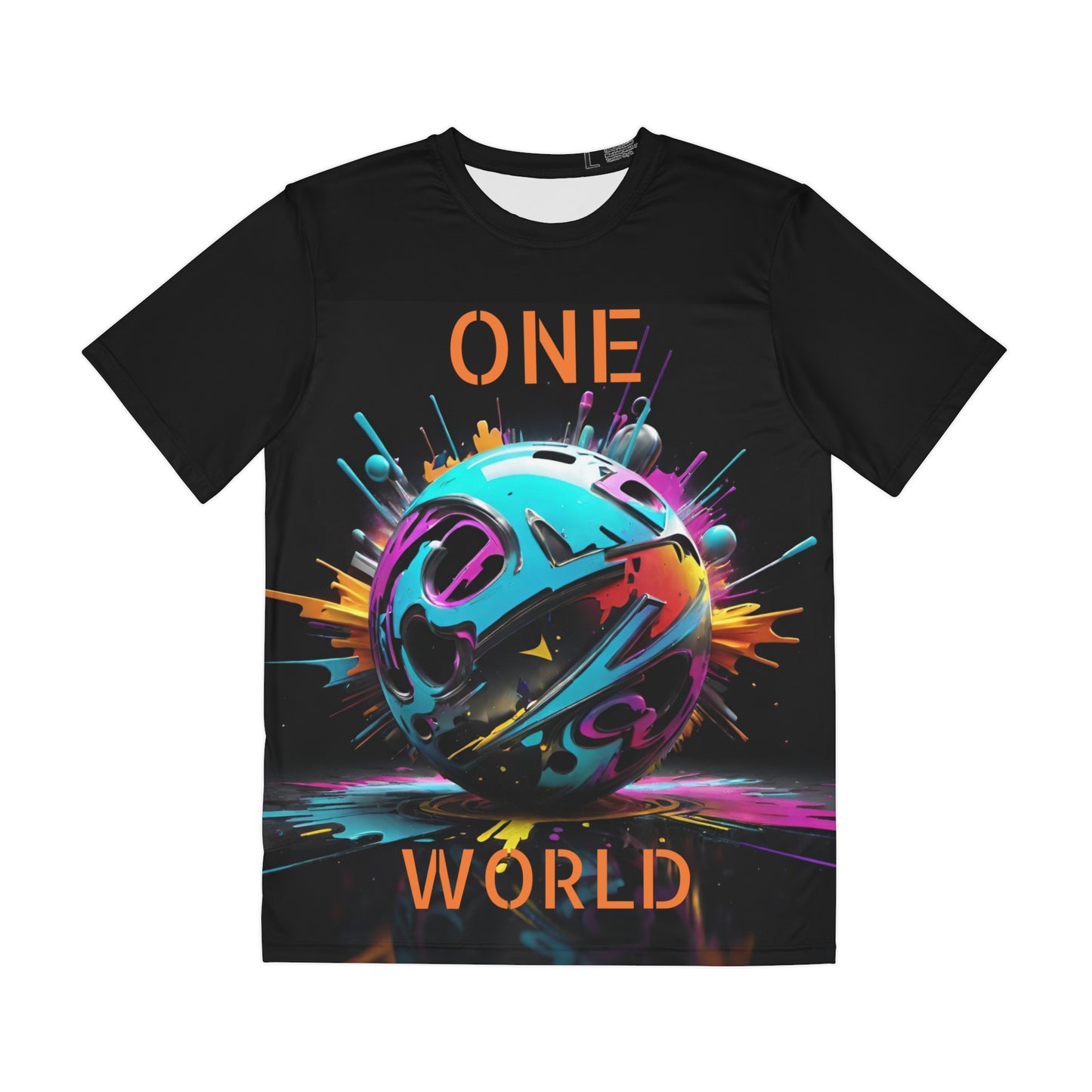 1 WORLD Graffiti Planet T-shirt