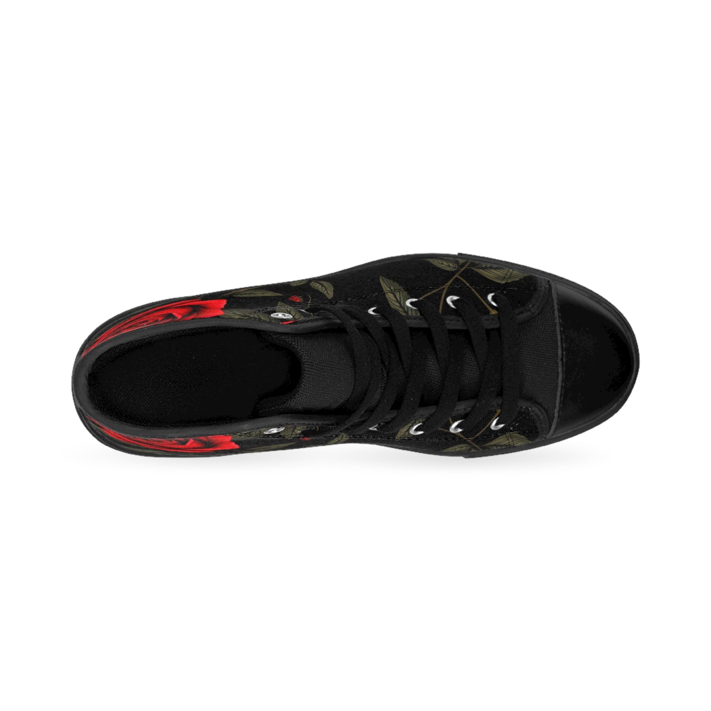 Black Rose- High-Top Sneakers