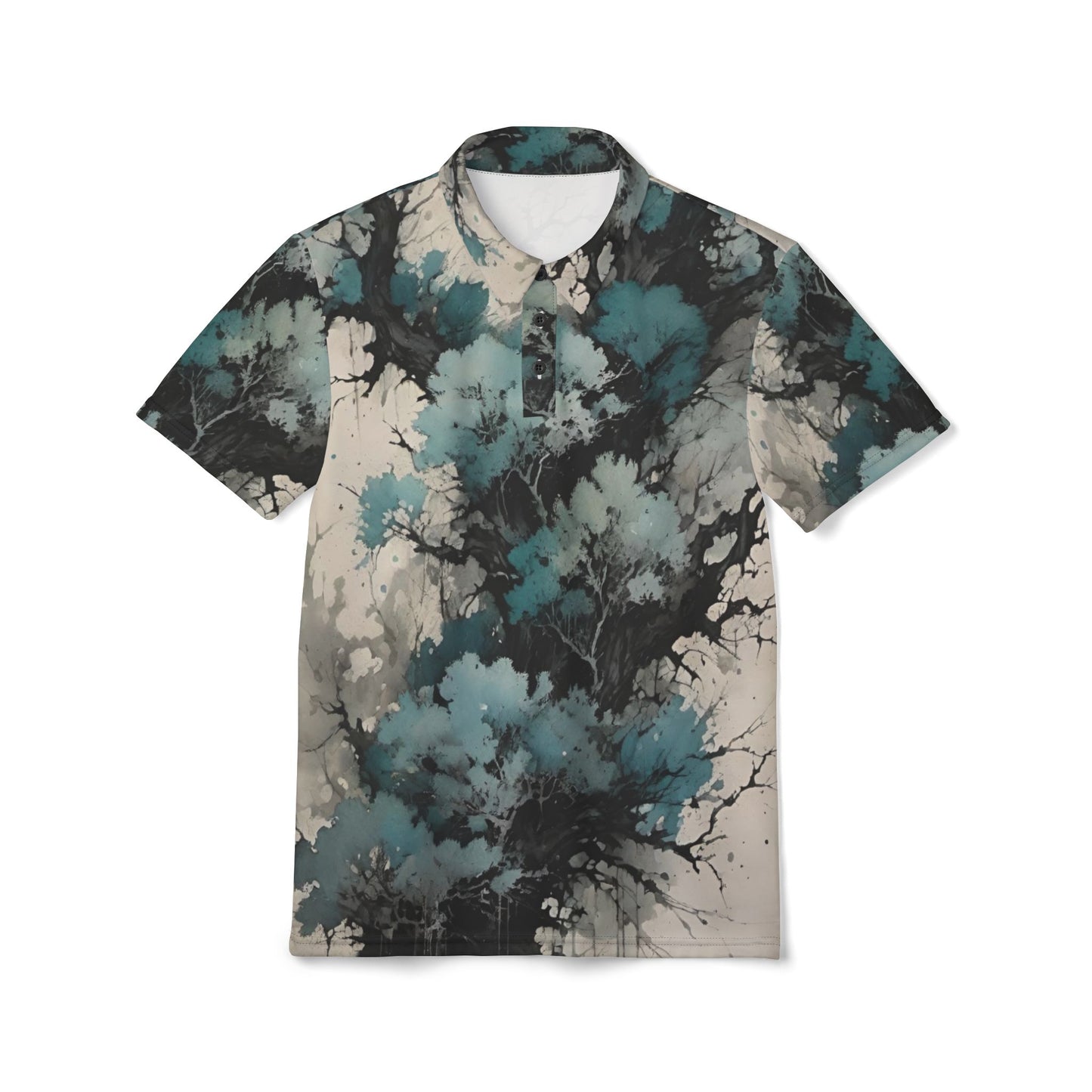 Azure Treez Polo Shirt