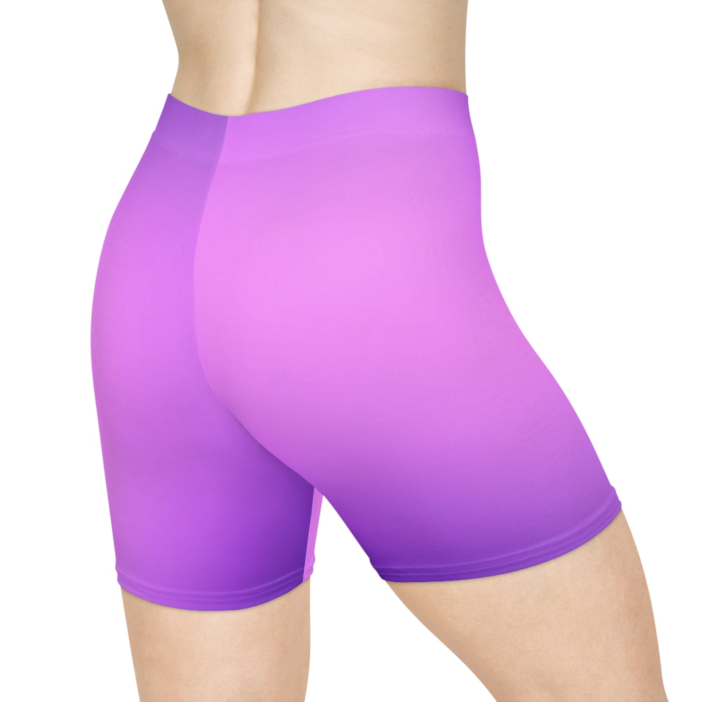 Violet Vortex - Women's Biker Shorts