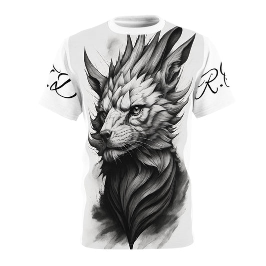 Hot Grey Wolf T-Shirt by RightTymDesignz