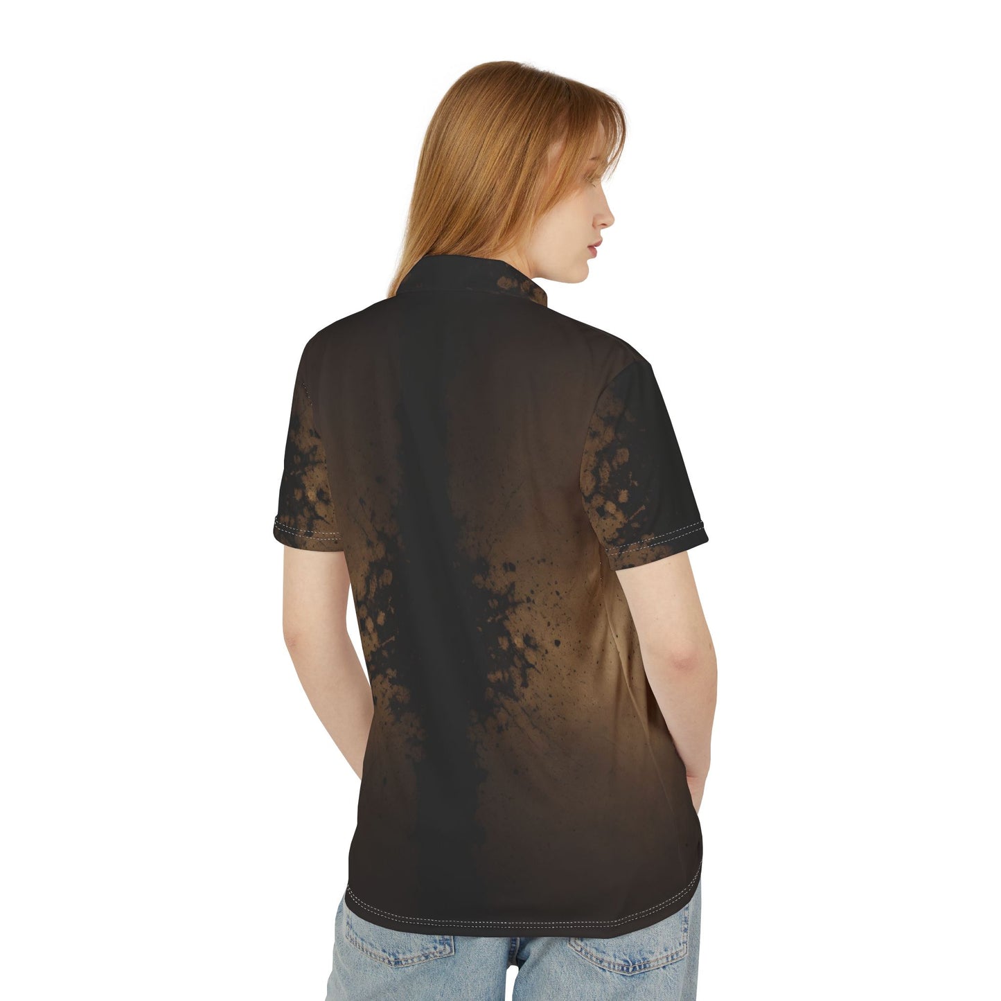 Rorschach Brown N Black Polo Shirt