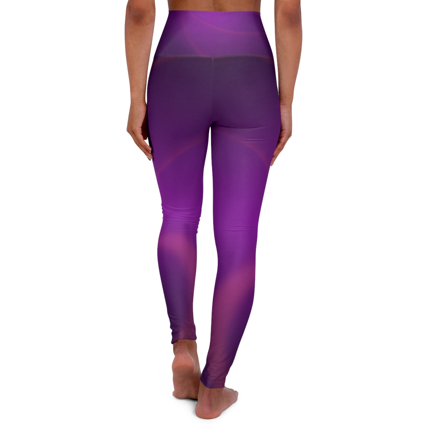 Purple Pulse - High Waisted Yoga Pants