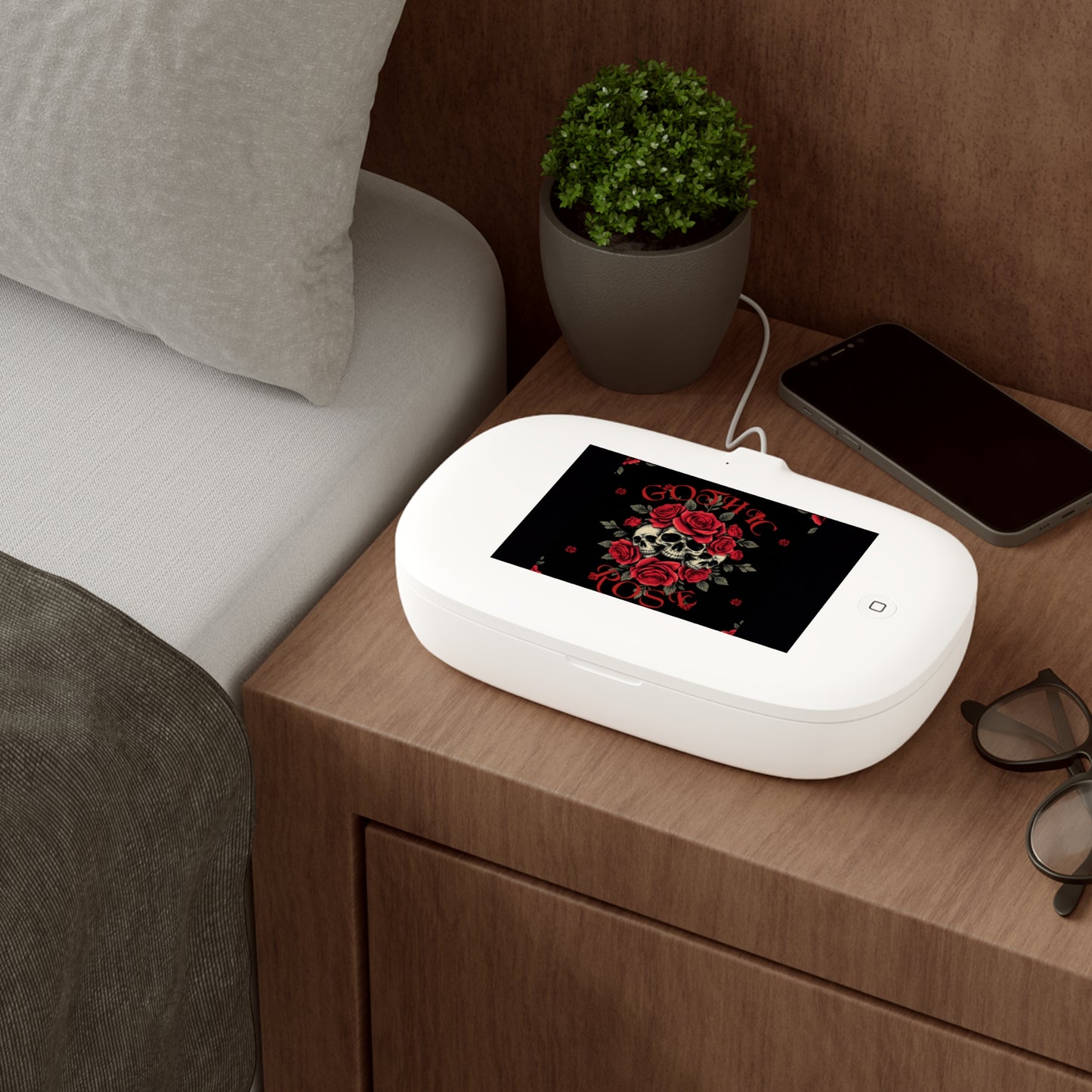 Gothic Rose- UV Phone Sanitizer and Wireless Charging Pad