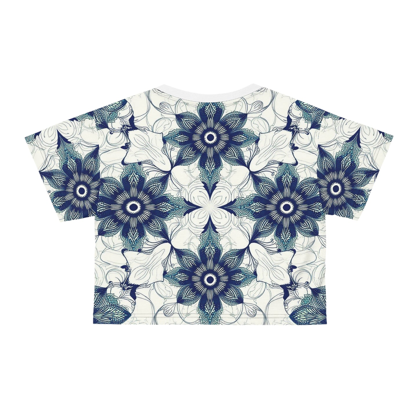 Inked Symmetry - Crop Tee