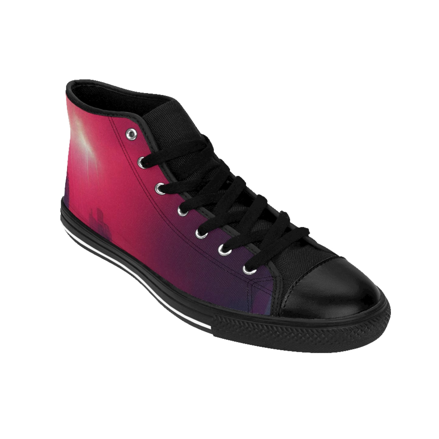 Red Haze high-tops Men's Sneakers by RightTymDesignz