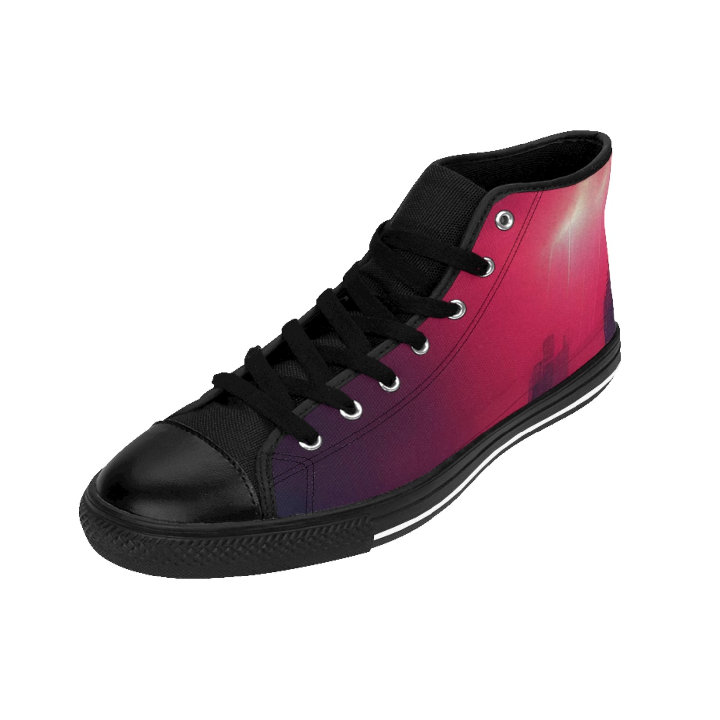 Red Haze high-tops Men's Sneakers by RightTymDesignz
