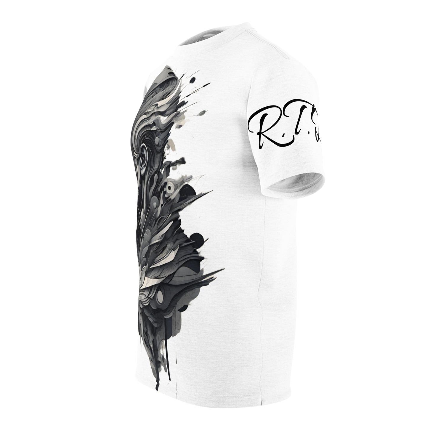 Trippy Stone Face T-shirt by RightTymDesignz