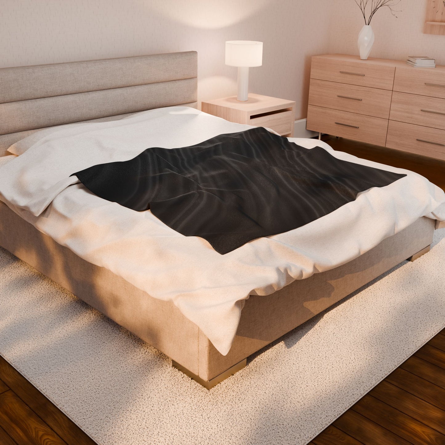 VOLCANIC SANDS- Velveteen Plush Blanket