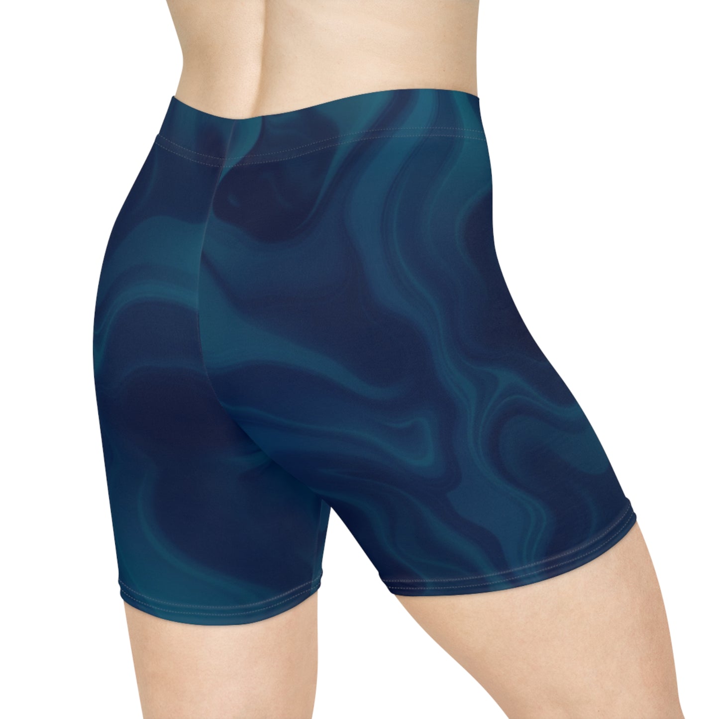 Emerald Eclipse - Biker Shorts