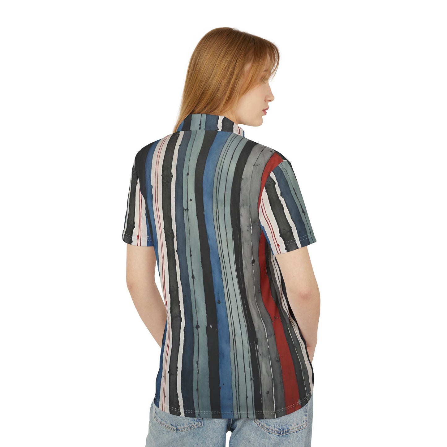 Striped Lyf Polo Shirt
