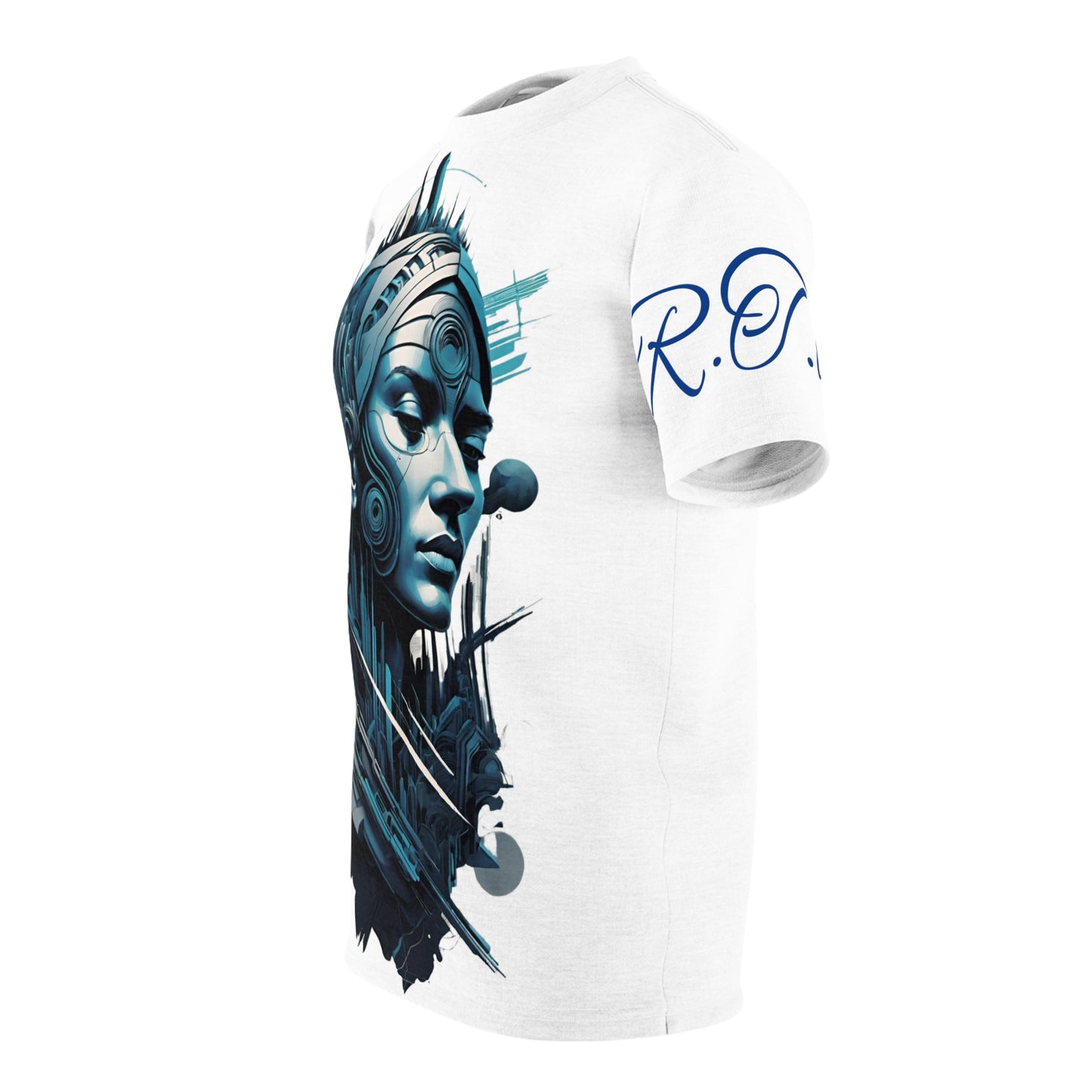 Mech Woman Face Tee - Unisex T-Shirt by RightTymDesignz